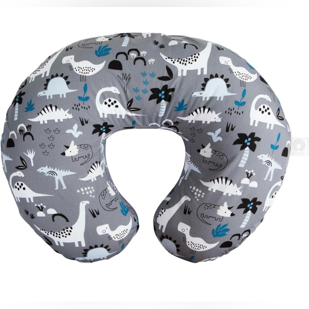 Dinosaur boppy nursing pillow